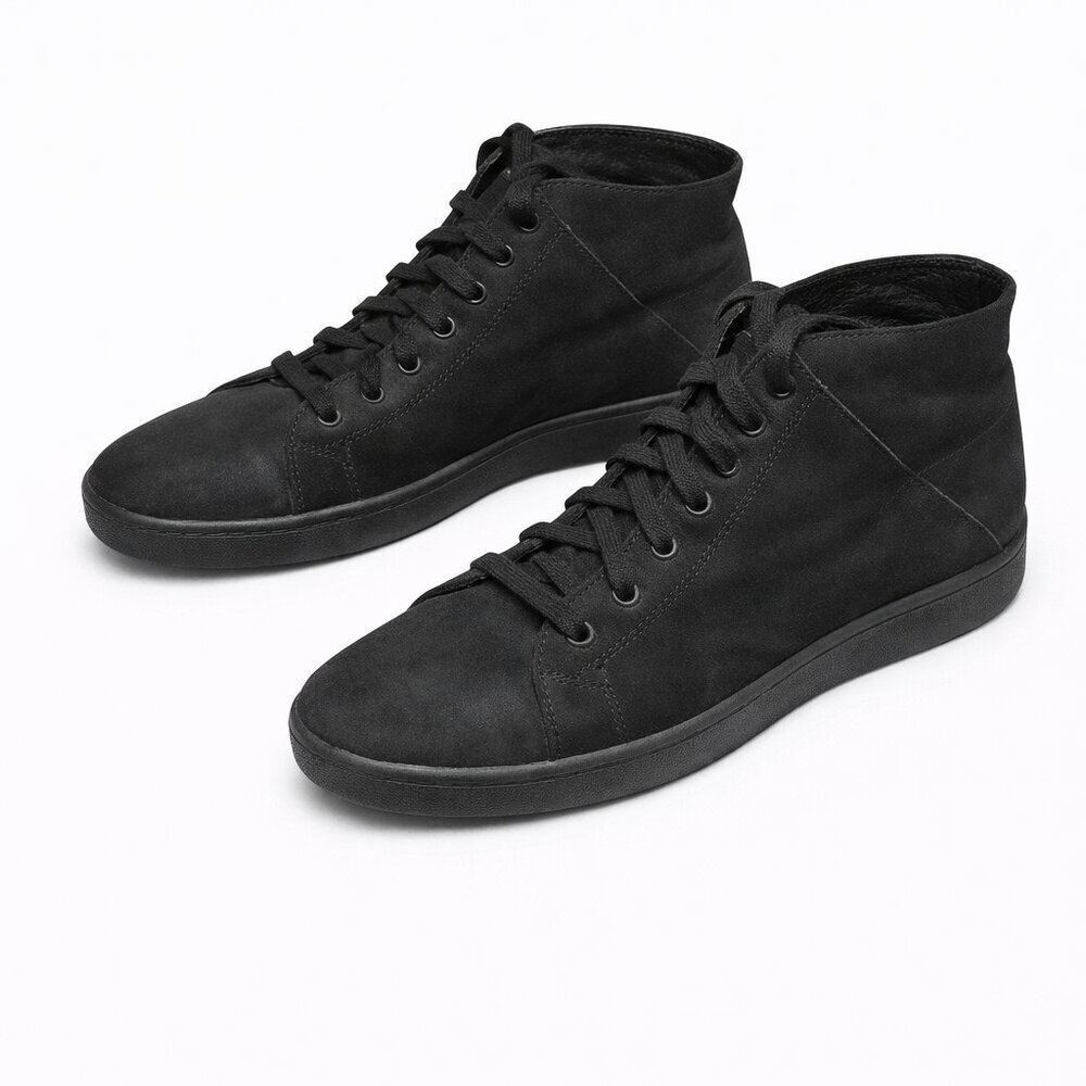 EILEEN FISHER Game 2 Leather Hi-Top Sneakers Sz 9